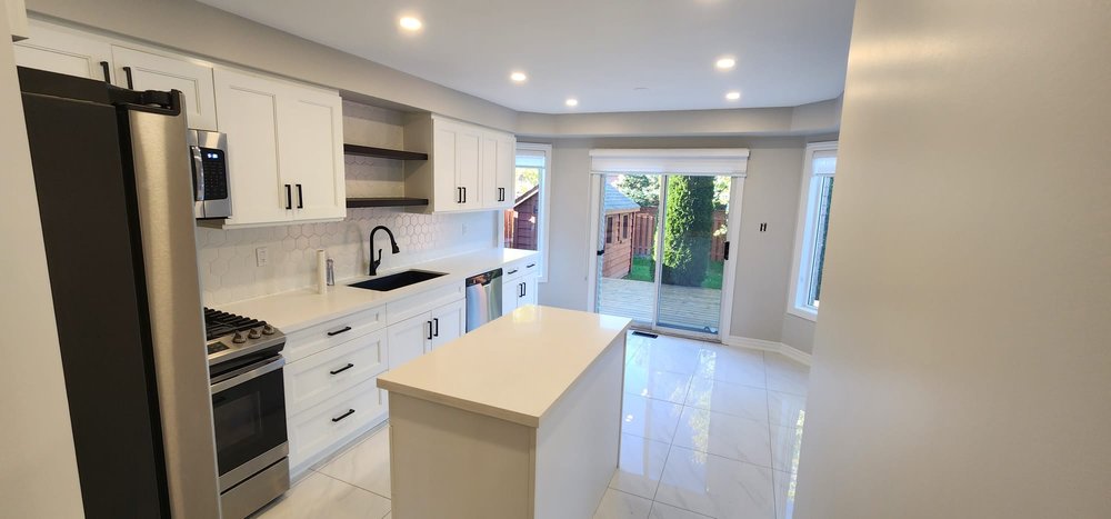 Kitchen Cabinet Painting project 5