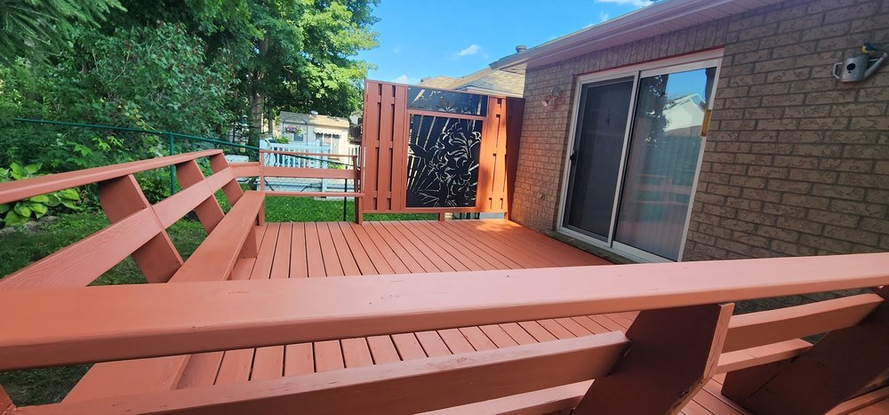 Deck & Fence Painting project 1