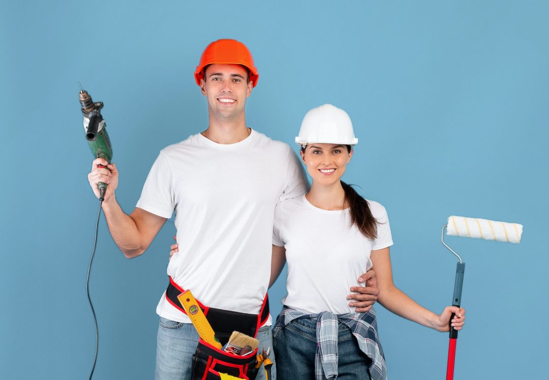 Professional painters team
